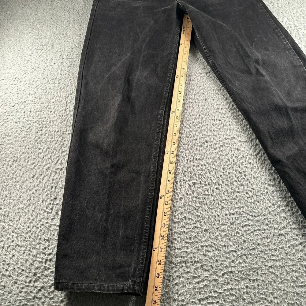 Vtg '99 Levis 550 Jeans Mens 34x32(32x32 Fit) Relaxed Fit Black Straight Leg USA